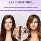 2-in-1 Mini Curling Wand & Flat Iron Hair Straightener