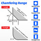 Chamfering Mini Deburring Metal 30000rpm Circular Edge